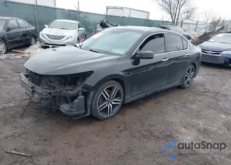 2016 Honda Accord Touring from USA, damaged, VIN 1HGCR3F96GA019085